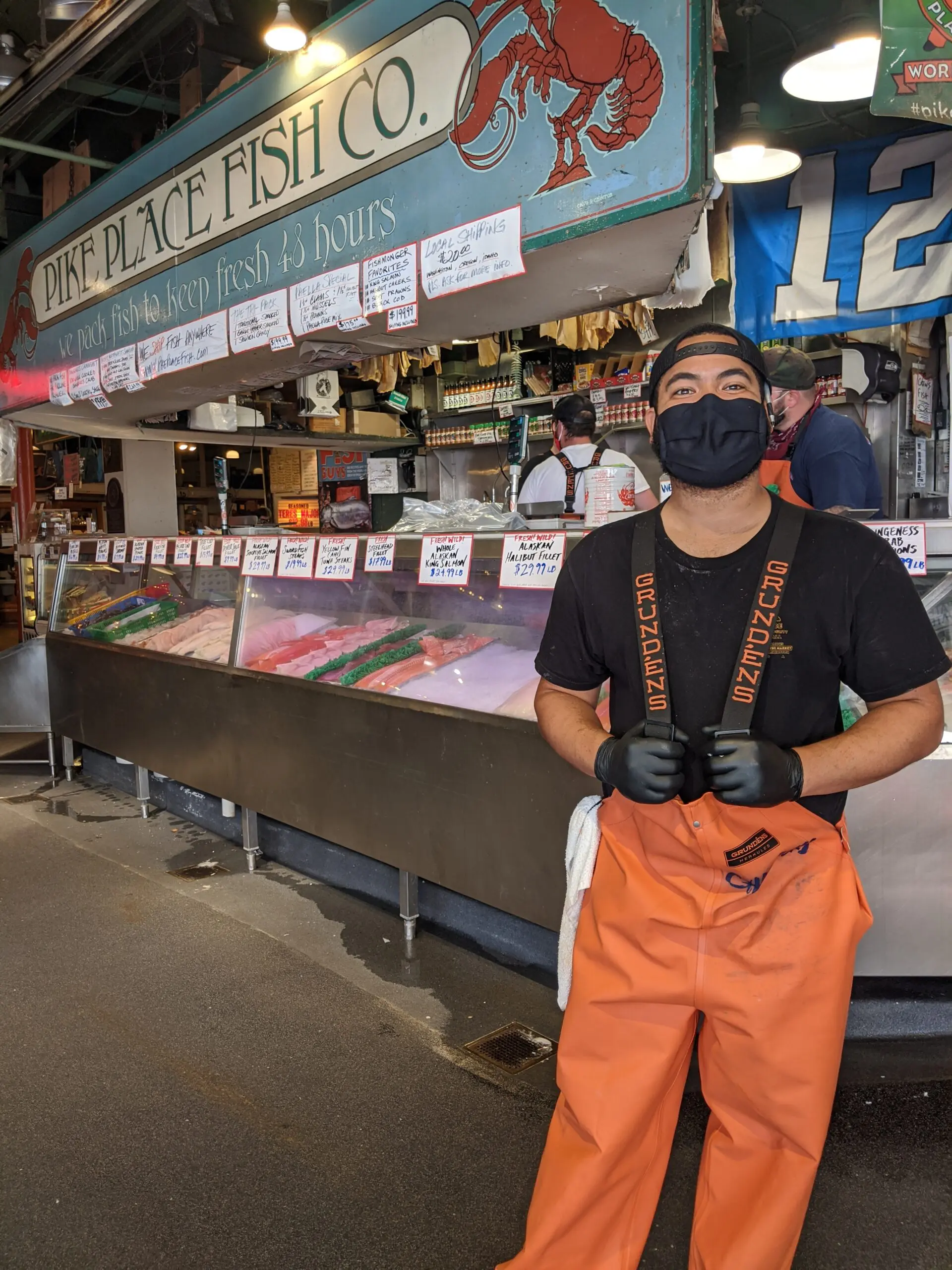 早期販売割引 WORLD FAMOUS Pike Place Fish Market パーカー メンズ