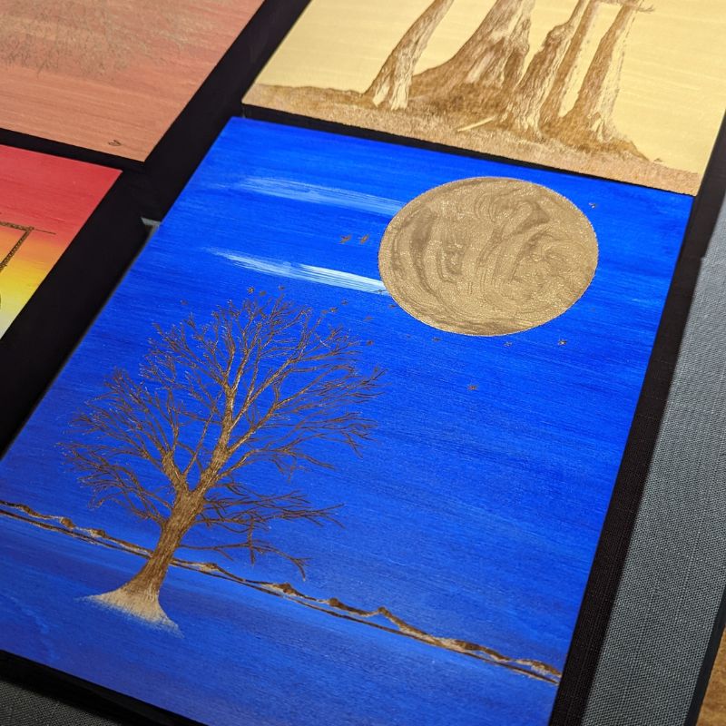 Laser-Etched art from Arbor & Hue at Pike Place Market